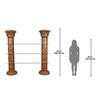 Design Toscano Egyptian Columns of Luxor Shelves AD868372